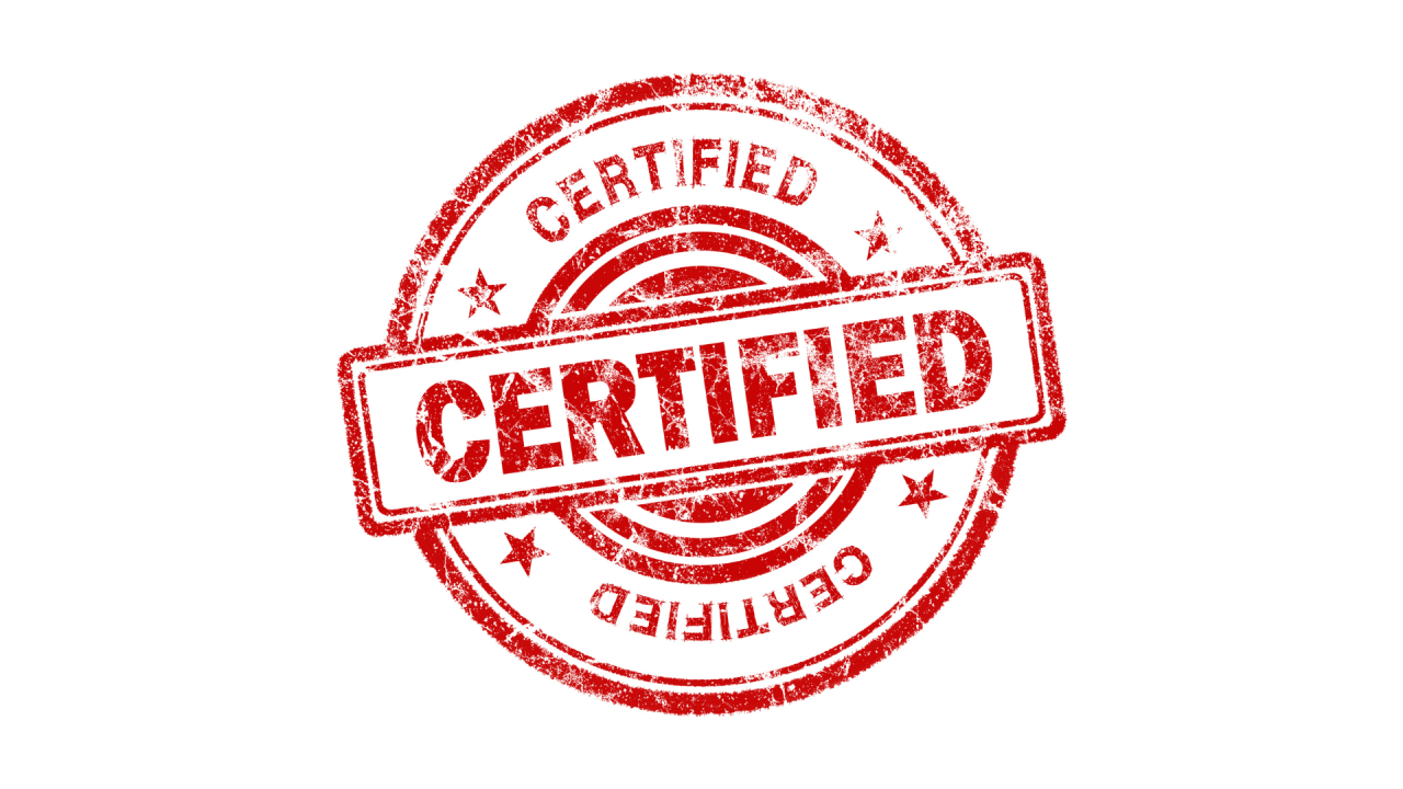 Professional Certifications